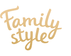 Логотип и стикеры салона красоты «Family Style»